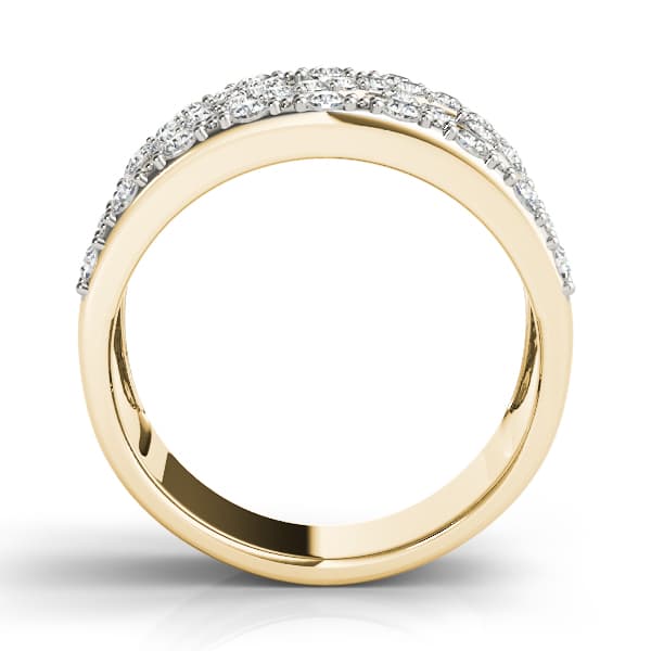 Diamond Fashion Fashion Rings (0.44 ct. tw.), Side view in yellow gold