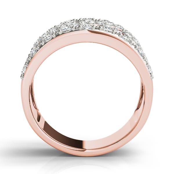 Diamond Fashion Fashion Rings (0.44 ct. tw.), Side view in rose gold