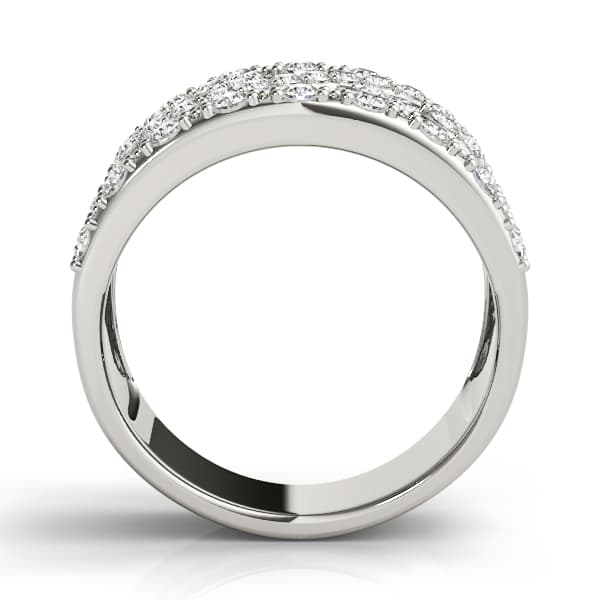 Diamond Fashion Fashion Rings (0.44 ct. tw.), Side view in white gold or platinum