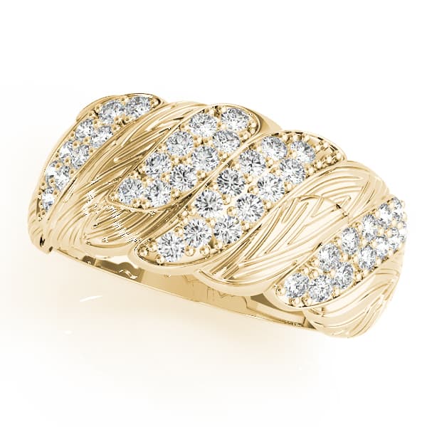 Diamond Fashion Fashion Rings (0.17 ct. tw.), Front view in yellow gold