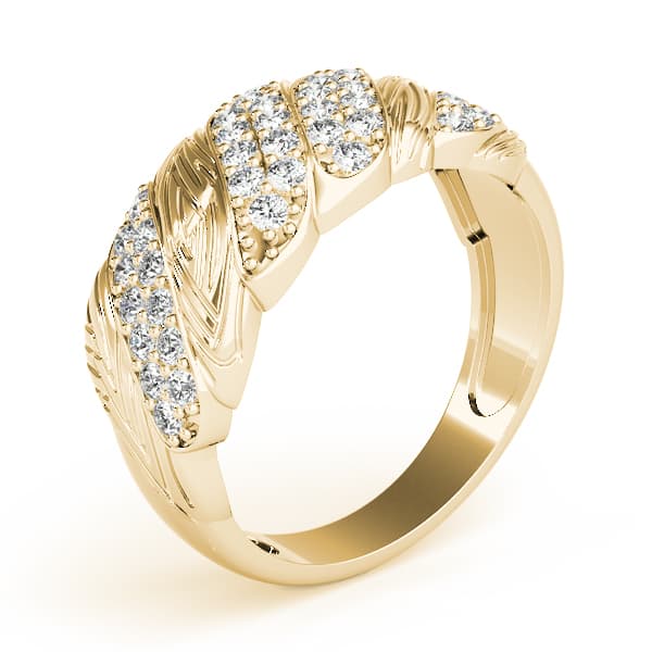 Diamond Fashion Fashion Rings (0.17 ct. tw.), Angle view in yellow gold