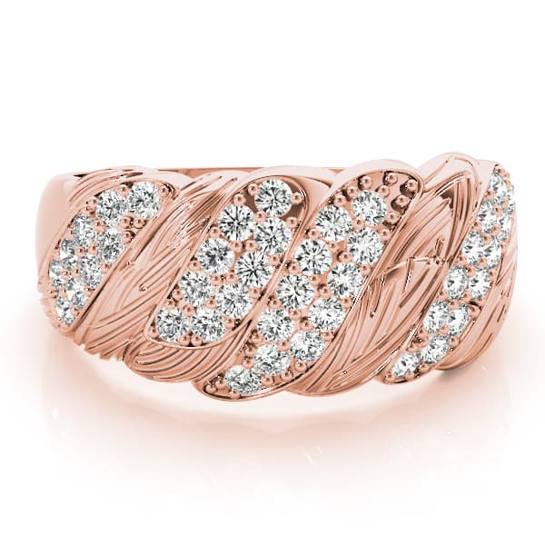 Diamond Fashion Fashion Rings (0.17 ct. tw.), On hand view in rose gold