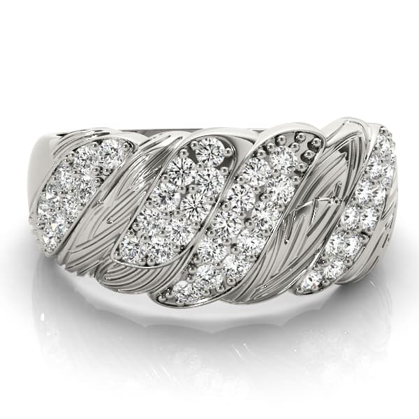 Diamond Fashion Fashion Rings (0.17 ct. tw.), On hand view in white gold or platinum