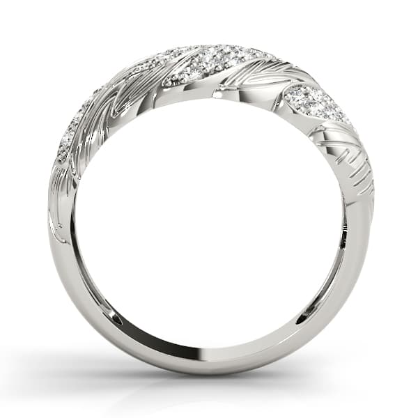 Diamond Fashion Fashion Rings (0.17 ct. tw.), Side view in white gold or platinum