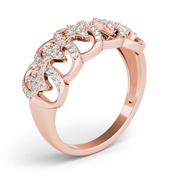 Diamond Fashion Fashion Rings (1/3 ct. tw.), Angle view in rose gold
