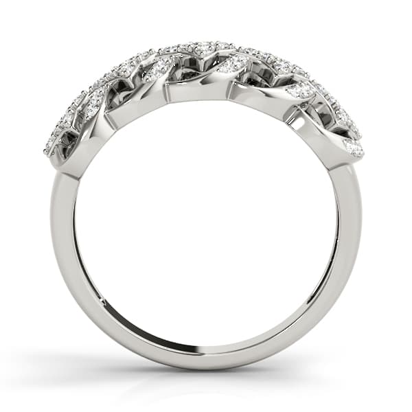 Diamond Fashion Fashion Rings (1/3 ct. tw.), Side view in white gold or platinum