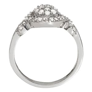 Diamond Fashion Cluster (0.47 ct. tw.), Side view in white gold or platinum