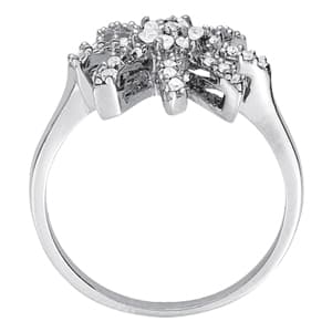 Diamond Fashion Fashion Rings (1/4 ct. tw.), Side view in white gold or platinum