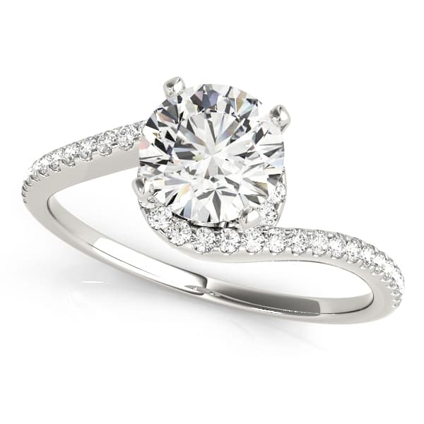 ENGAGEMENT RINGS BYPASS — style 84261 in 10k White Gold