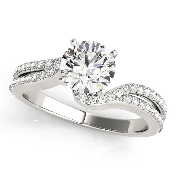 ENGAGEMENT RINGS MULTIROW — style 84262 in 10k White Gold