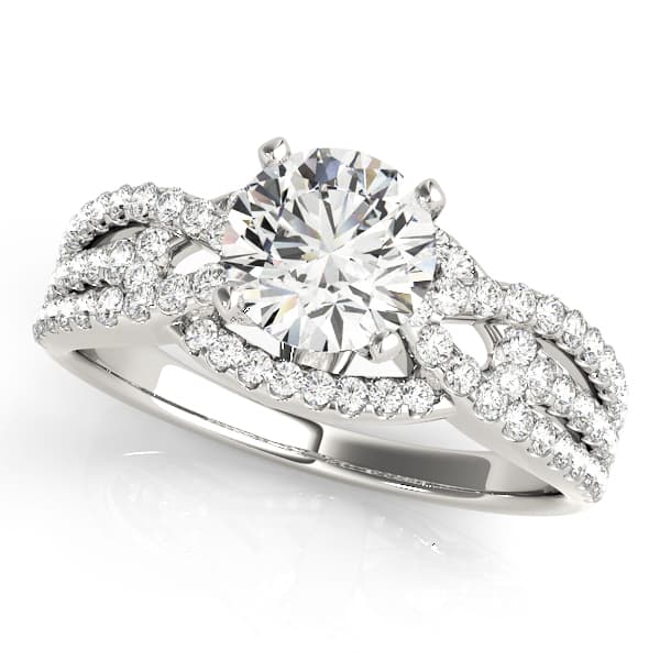 ENGAGEMENT RINGS MULTIROW — style 84278 in 10k White Gold