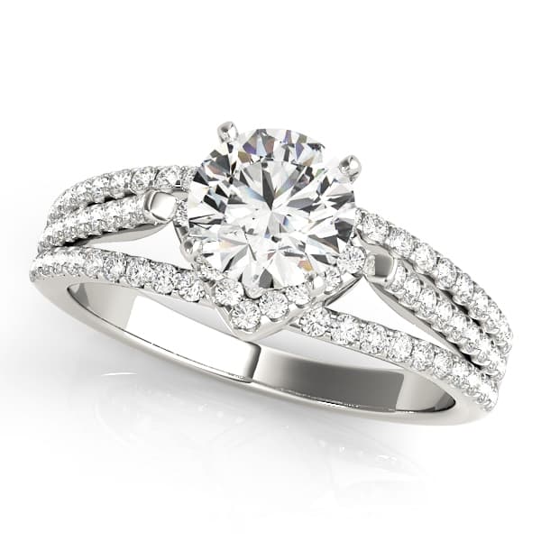 ENGAGEMENT RINGS MULTIROW — style 84279 in 10k White Gold