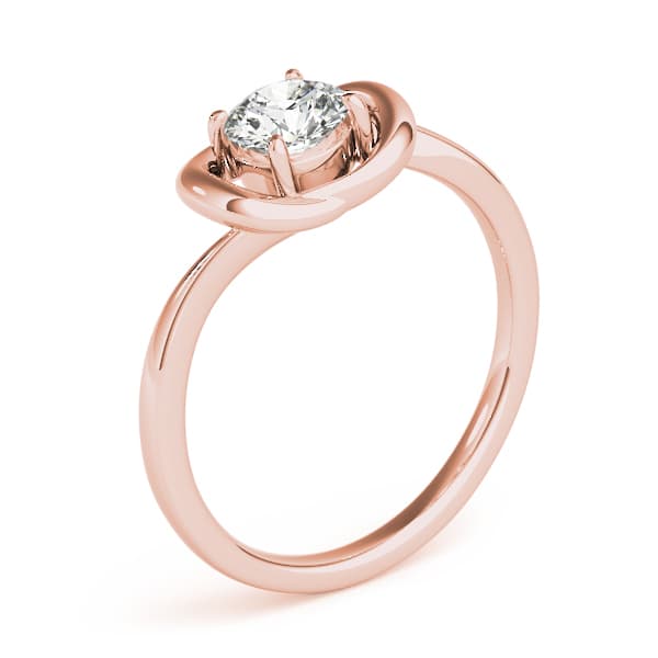 Diamond Fashion Love Knot (1/2 ct. tw.), Angle view in rose gold