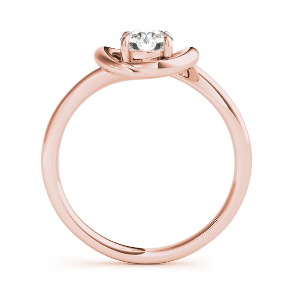 Diamond Fashion Love Knot (1/2 ct. tw.), Side view in rose gold