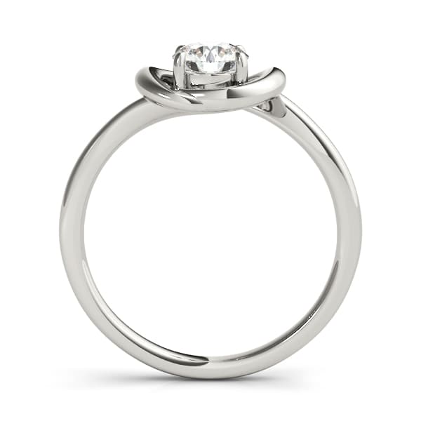 Diamond Fashion Love Knot (1/2 ct. tw.), Side view in white gold or platinum