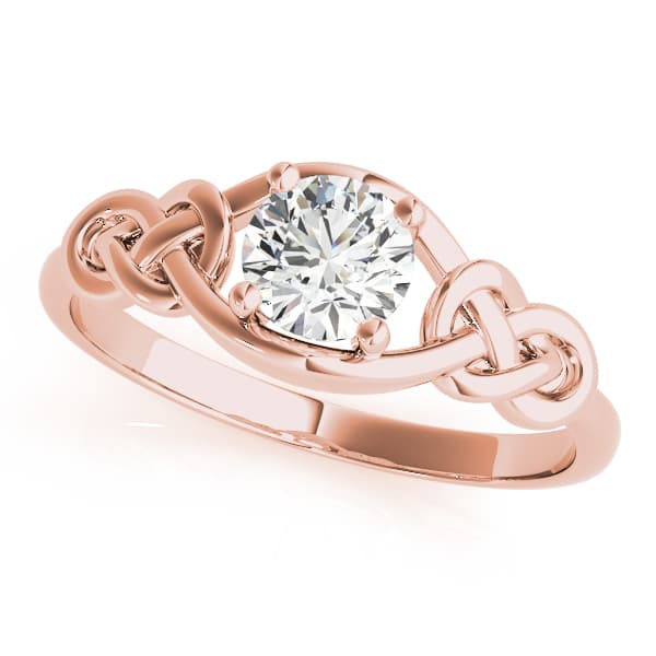 Diamond Fashion Love Knot (1/2 ct. tw.), Front view in rose gold
