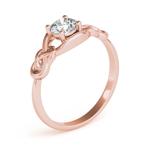 Diamond Fashion Love Knot (1/2 ct. tw.), Angle view in rose gold