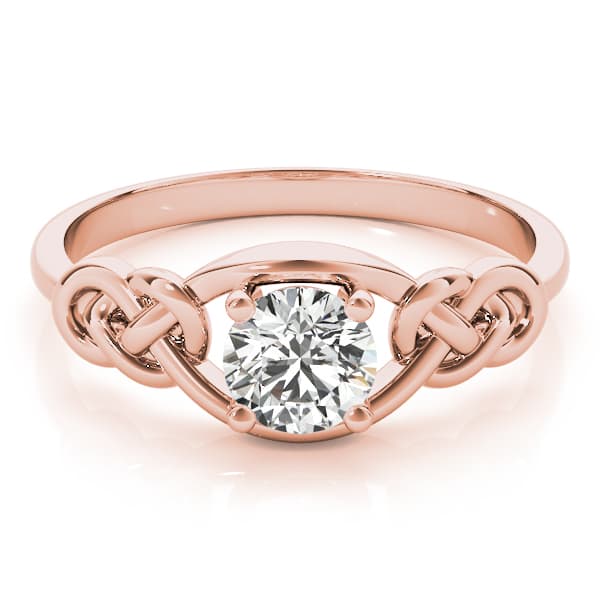 Diamond Fashion Love Knot (1/2 ct. tw.), On hand view in rose gold