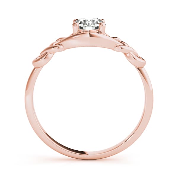Diamond Fashion Love Knot (1/2 ct. tw.), Side view in rose gold