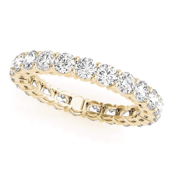 Eternity Wedding Band (0.96 ct. tw.), Front view in yellow gold