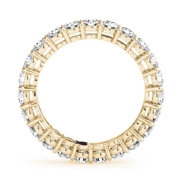 Eternity Wedding Band (0.96 ct. tw.), Side view in yellow gold