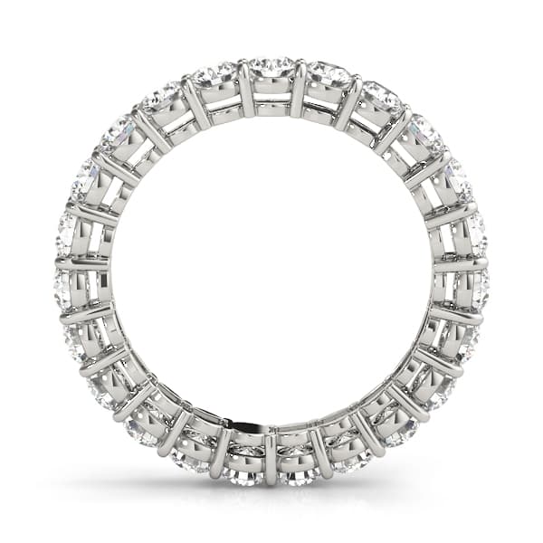 Eternity Wedding Band (0.96 ct. tw.), Side view in white gold or platinum