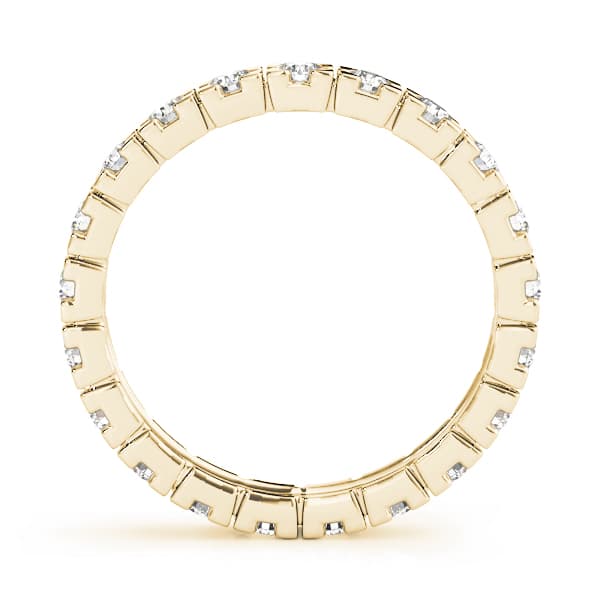 Eternity Wedding Band (5/8 ct. tw.), Side view in yellow gold