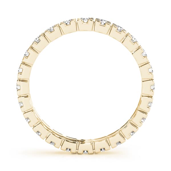 Eternity Wedding Band (0.4 ct. tw.), Side view in yellow gold