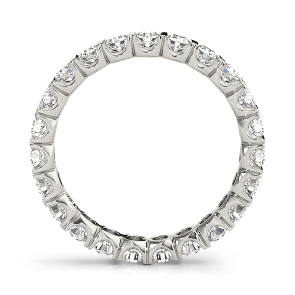 Eternity Wedding Band (1.05 ct. tw.), Side view in white gold or platinum