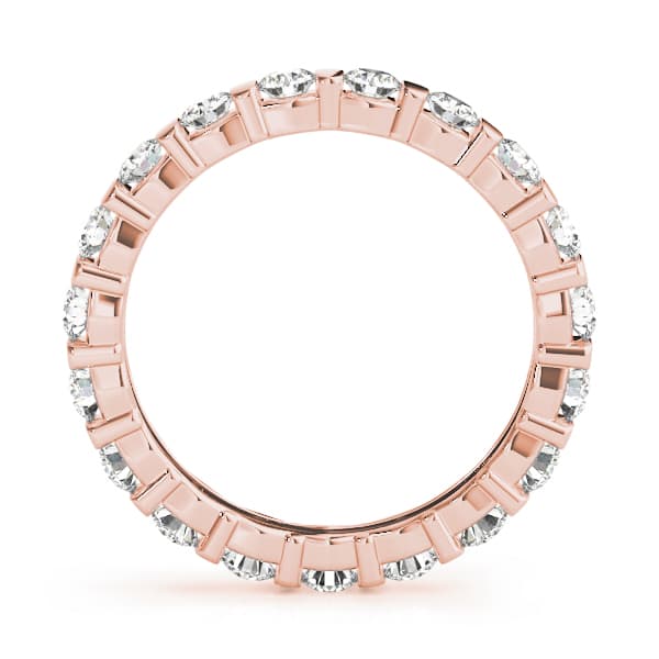 Eternity Wedding Band (1 1/3 ct. tw.), Side view in rose gold