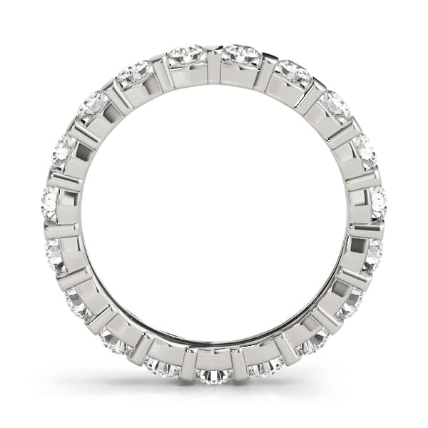 Eternity Wedding Band (1 1/3 ct. tw.), Side view in white gold or platinum