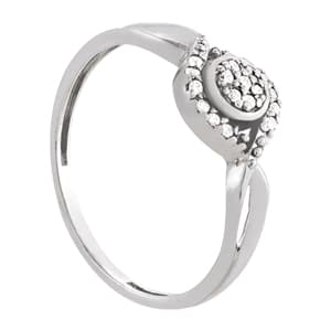 Diamond Fashion Cluster (0.1 ct. tw.), Side view in white gold or platinum