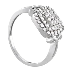 Diamond Fashion Cluster (3/8 ct. tw.), Side view in white gold or platinum