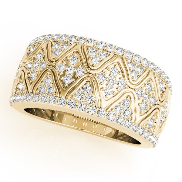 Diamond Fashion Fashion Rings (0.54 ct. tw.), Front view in yellow gold