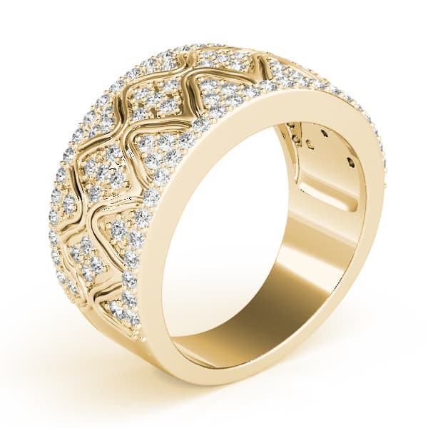 Diamond Fashion Fashion Rings (0.54 ct. tw.), Angle view in yellow gold
