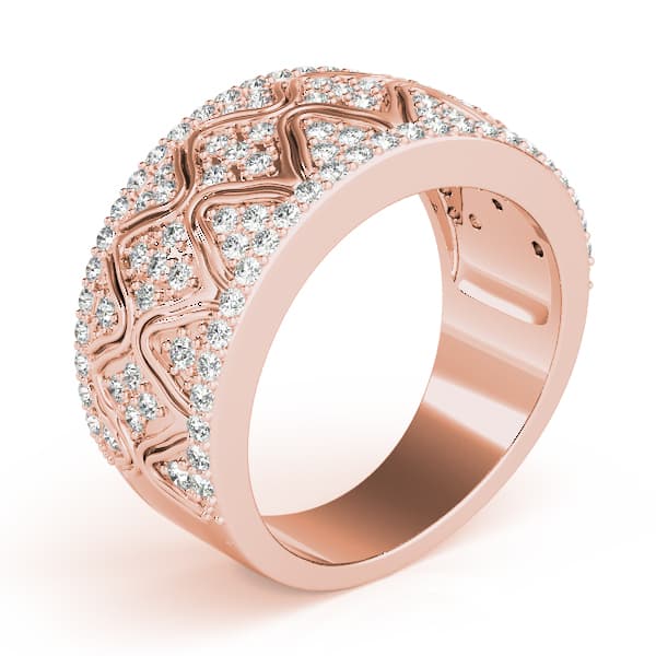 Diamond Fashion Fashion Rings (0.54 ct. tw.), Angle view in rose gold