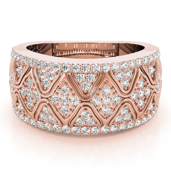Diamond Fashion Fashion Rings (0.54 ct. tw.), On hand view in rose gold