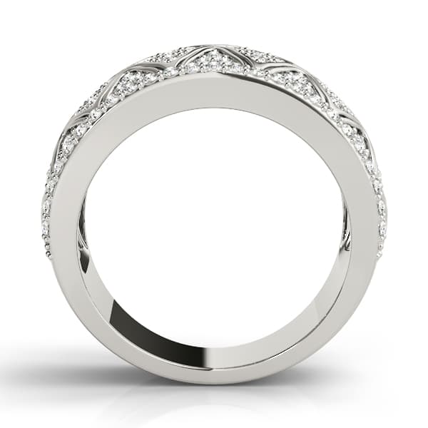 Diamond Fashion Fashion Rings (0.54 ct. tw.), Side view in white gold or platinum