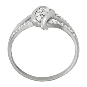 Diamond Fashion Fashion Rings (0.2 ct. tw.), Side view in white gold or platinum