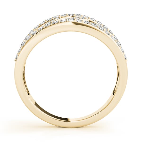 Diamond Fashion Fashion Rings (1/2 ct. tw.), Side view in yellow gold