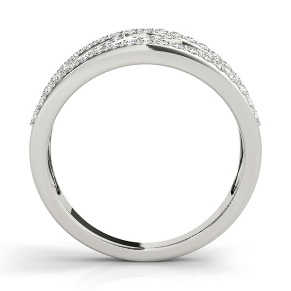 Diamond Fashion Fashion Rings (1/2 ct. tw.), Side view in white gold or platinum
