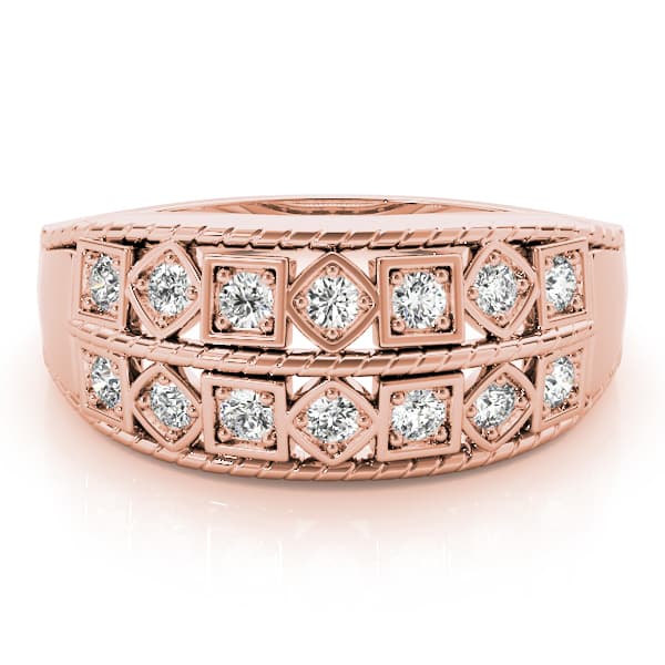 Diamond Fashion Fashion Rings (0.27 ct. tw.), On hand view in rose gold