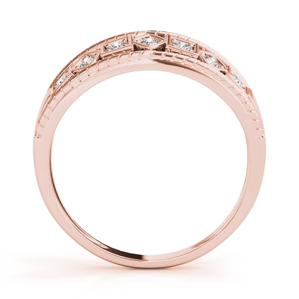 Diamond Fashion Fashion Rings (0.27 ct. tw.), Side view in rose gold