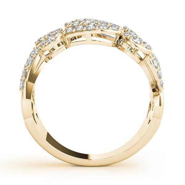 Diamond Fashion Fashion Rings (0.58 ct. tw.), Side view in yellow gold