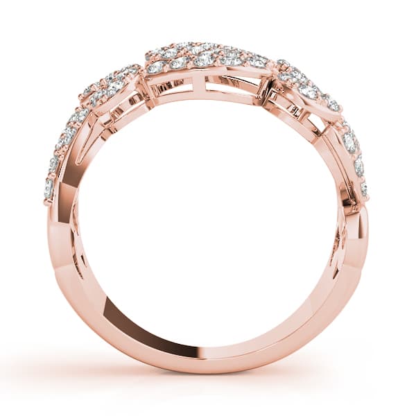 Diamond Fashion Fashion Rings (0.58 ct. tw.), Side view in rose gold