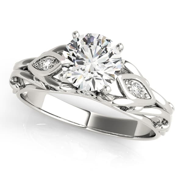 Vintage-Inspired Engagement Ring — style 84532 in 10k White Gold