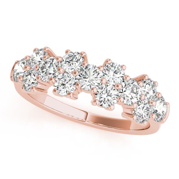 Fashion Band (1.55 ct. tw.), Front view in rose gold