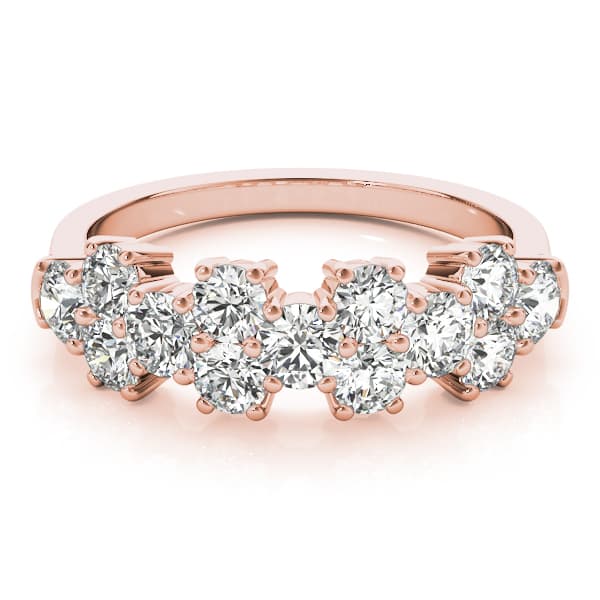 Fashion Band (1.55 ct. tw.), On hand view in rose gold