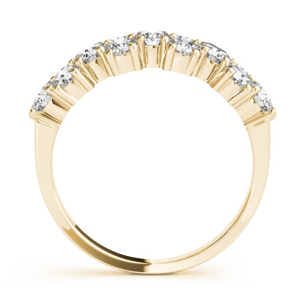 Fashion Band (1.55 ct. tw.), Side view in yellow gold