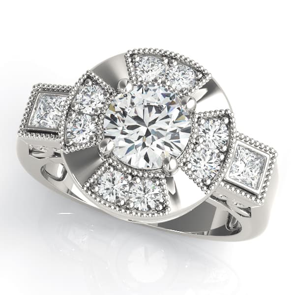ENGAGEMENT RING — style 84603 in 10k White Gold